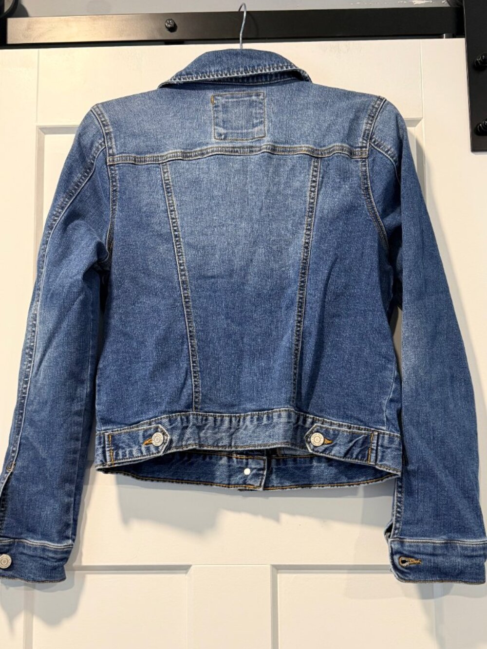 Mudd Cropped Button-Front Denim Jacket - Picture 2 of 3